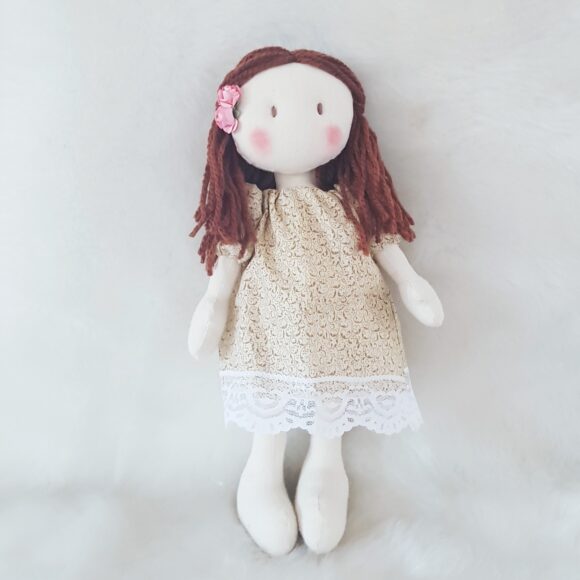 Mini Amalia vestido beige