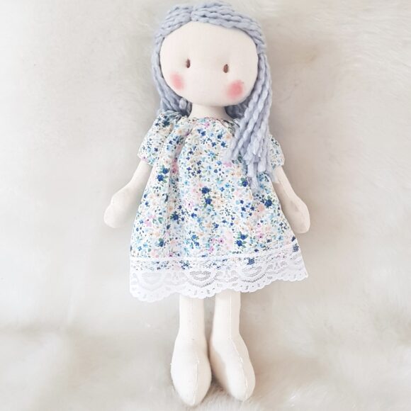 Mini Amalia flores azules