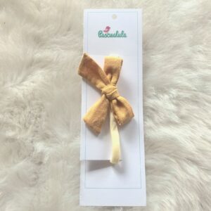 cintillo mariposita mostaza