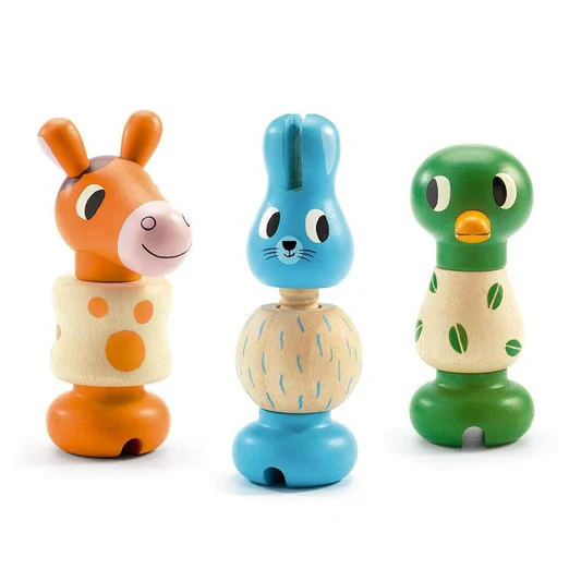 DJECO  Juego de Atornillar Rodanimo