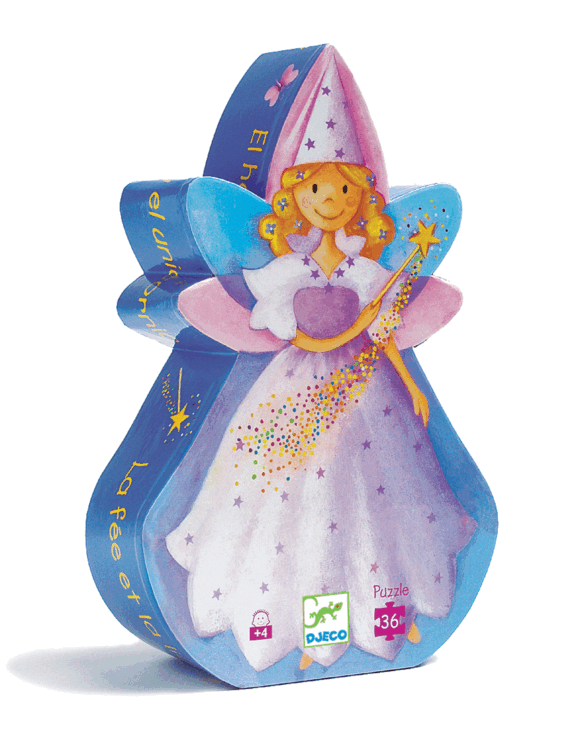 DJECO  Puzzle Hada y el Unicornio 36 piezas
