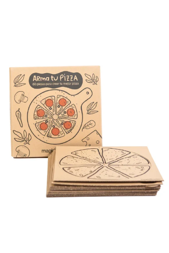 Set Arma tu Pizza para pintar