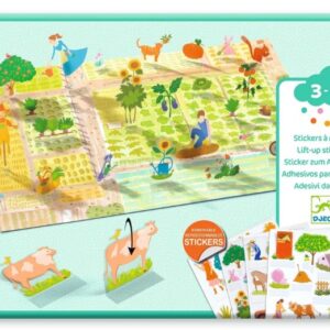 Set Stickers elevables Granja - Design By Djeco