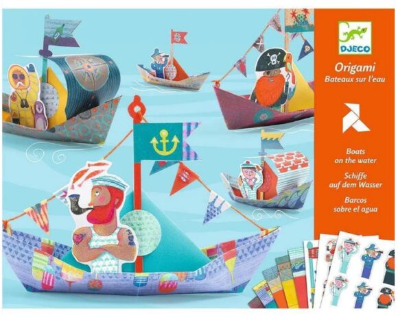 Set de Origami Barcos -Djeco