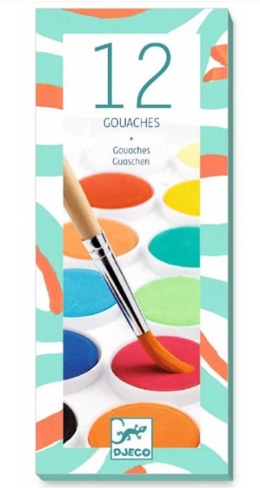 Paleta De Acuarelas 12 Colores - Djeco