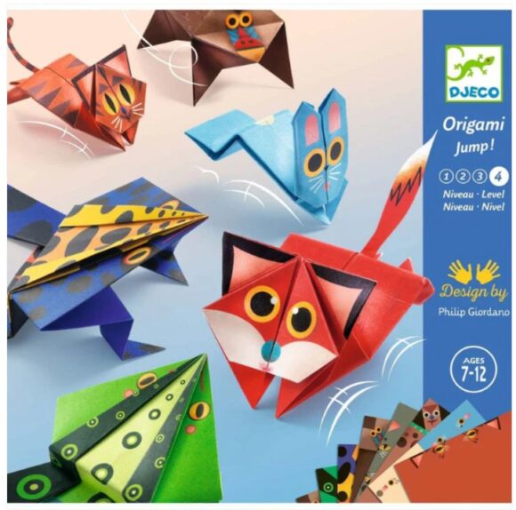Set de Origami Animales saltarines - Design by Djeco