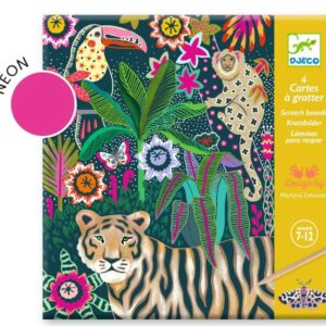 Tarjetas para rascar - rococo neón