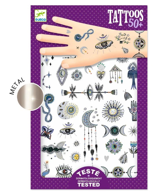 Tatuajes temporales wicca - Design by Djeco